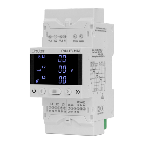 Circutor CVM-E3-MINI-ITF User manual