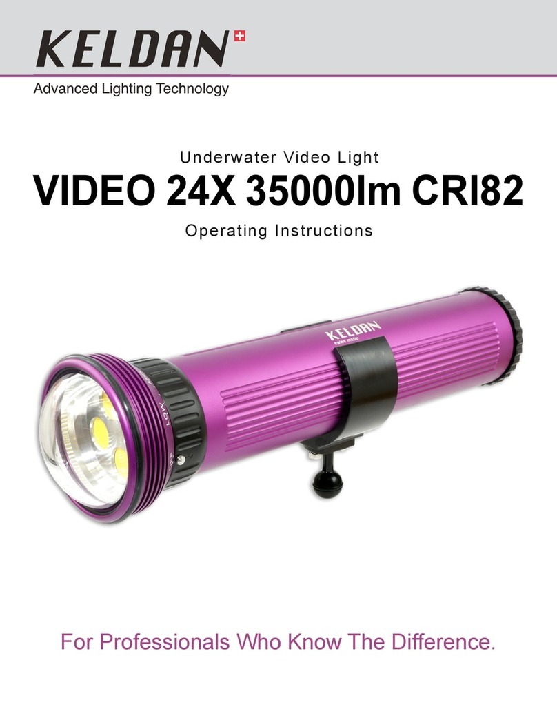 Keldan Video 24XR 35000lm CRI82 operating instructions