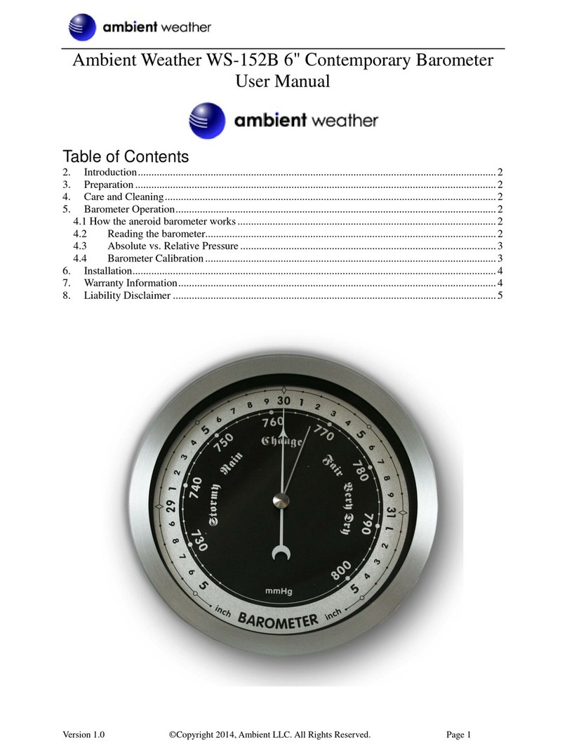 Ambient Weather WS-152B user manual