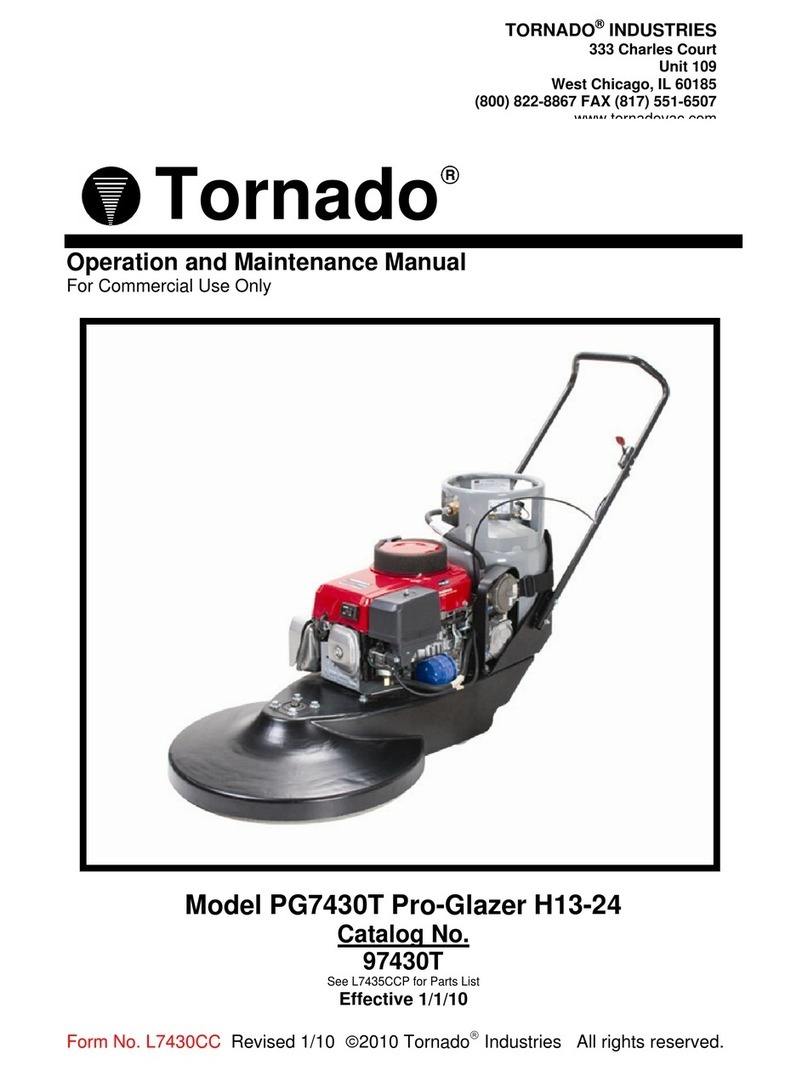 Tornado Pro-Glazer H13-24 User manual