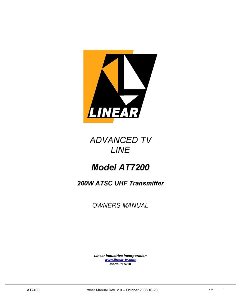 Linear ADVANCED AT7200 User manual