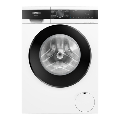 Siemens WG56G2MEDN User manual and installation instructions