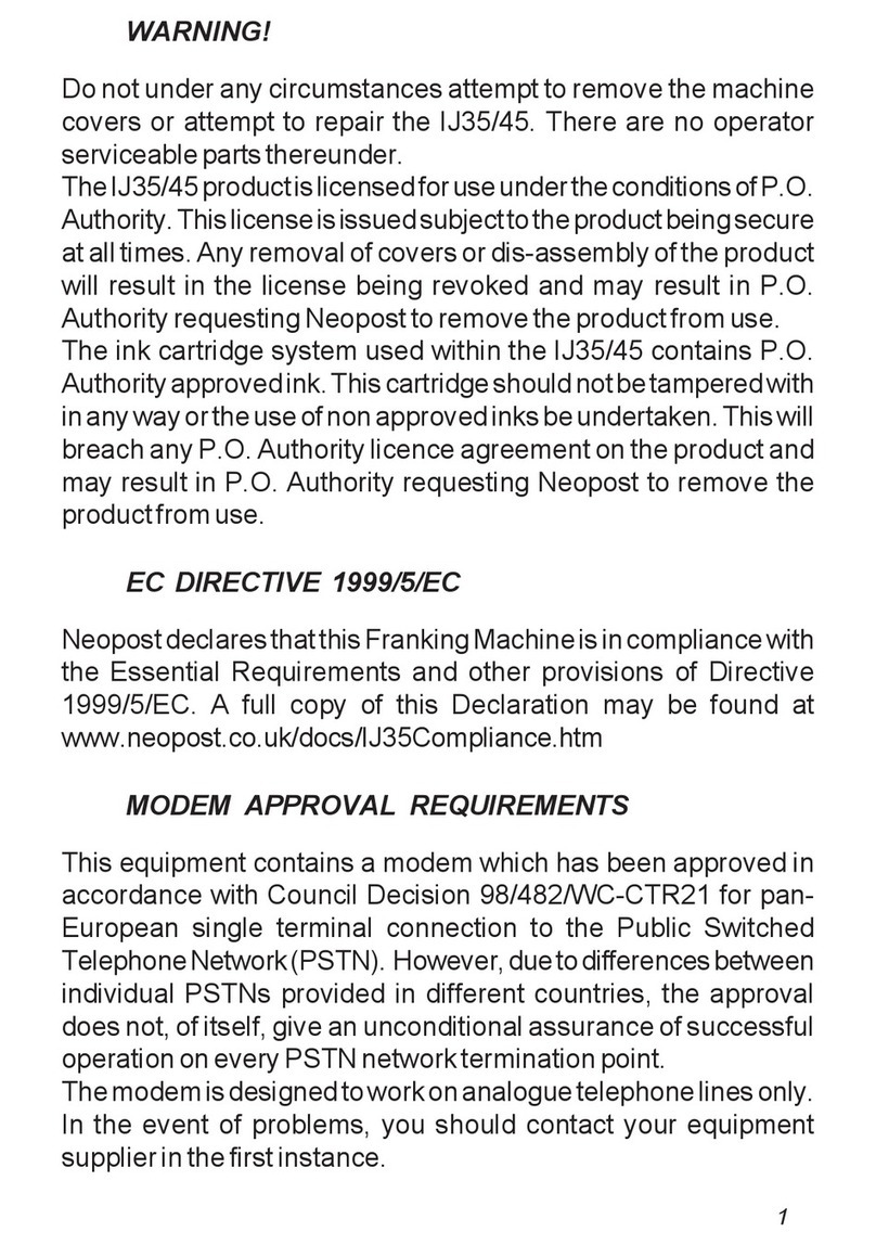 Neopost IJ45 manual