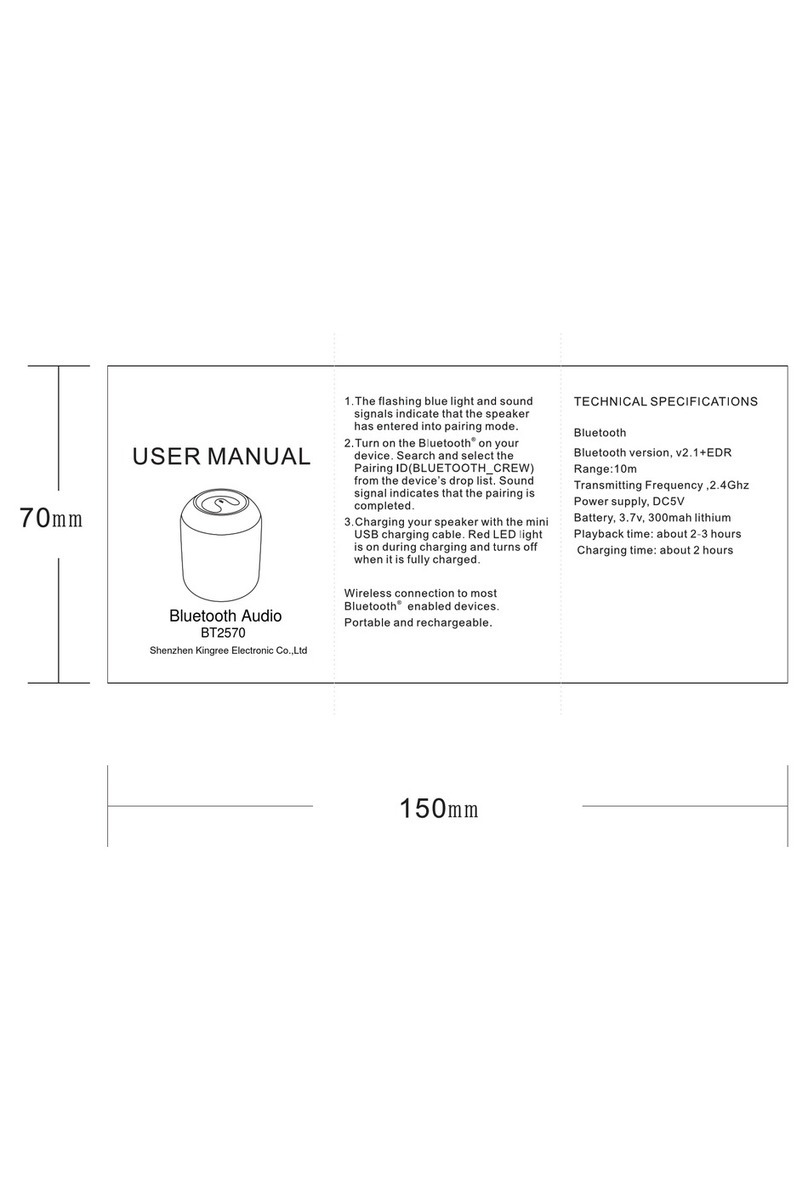 Kingree BT2570 user manual