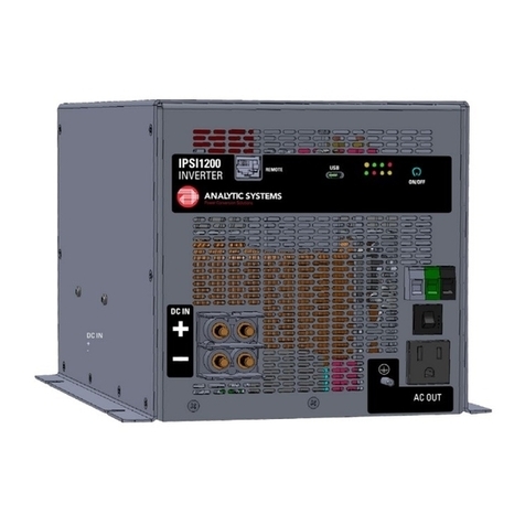 Analytic Systems IPSi1200 Series User manual