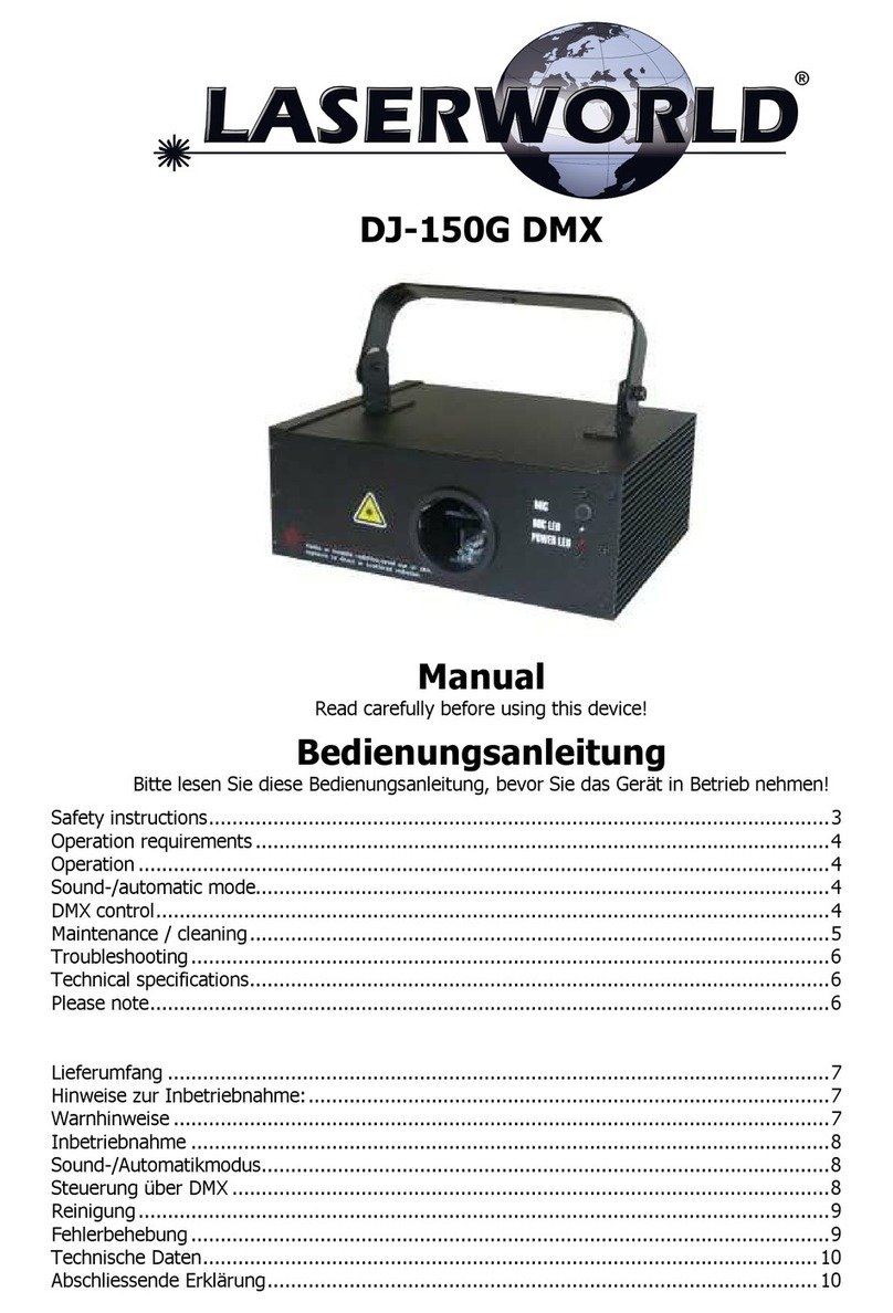Laserworld DJ-150G DMX manual