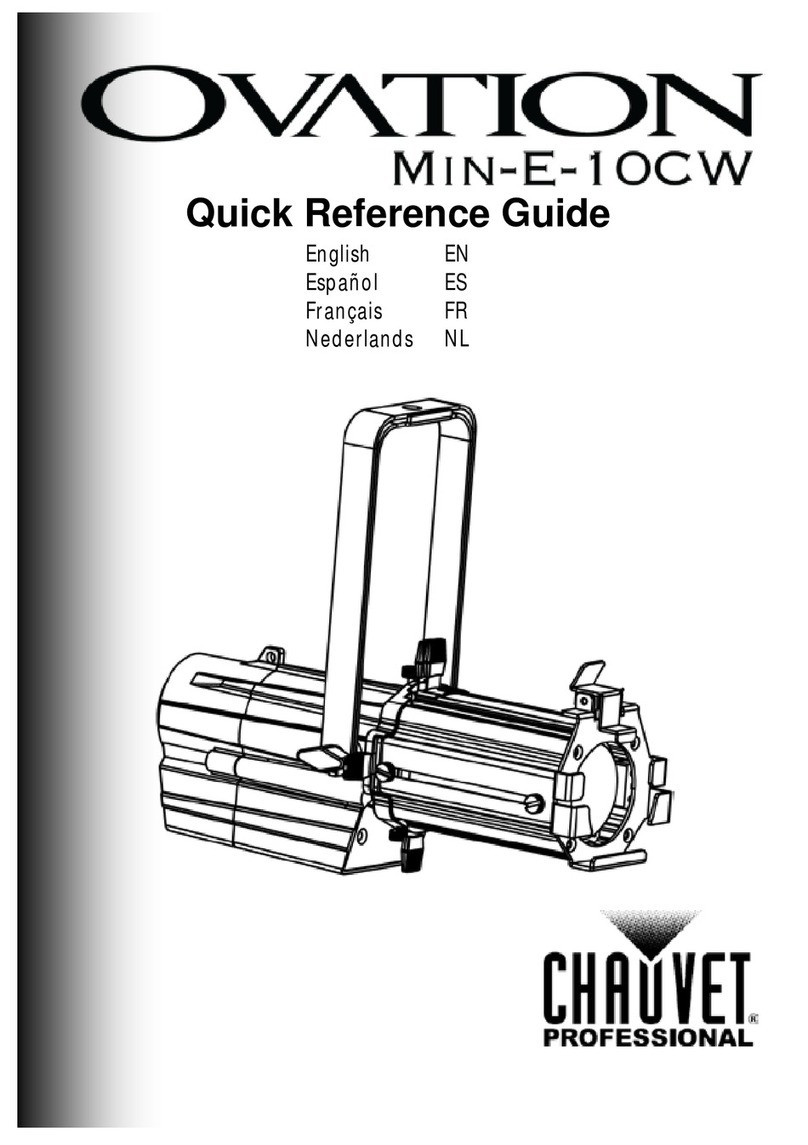 Chauvet Professional Ovation Min-E-10CW Quick reference guide
