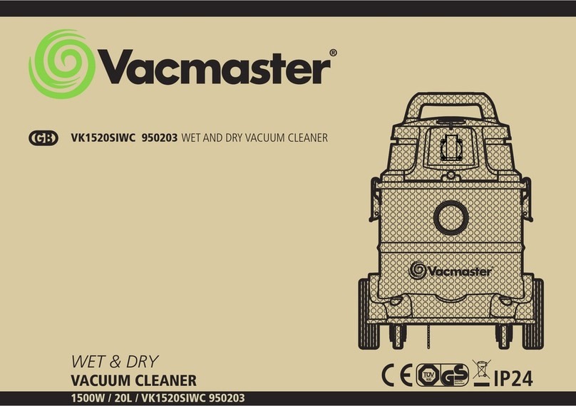 Vacmaster VK1520SIWC manual