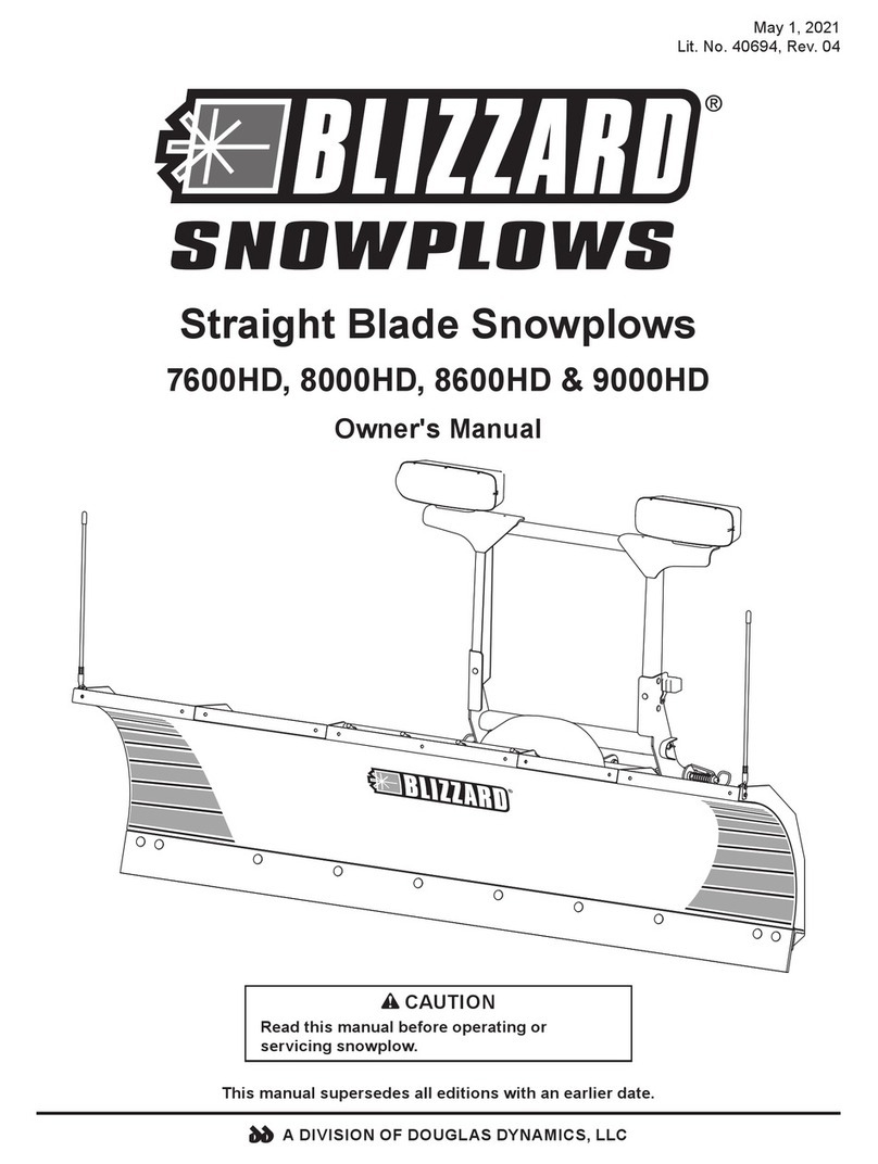 Douglas Dynamics Blizzard 7600HD owner's manual
