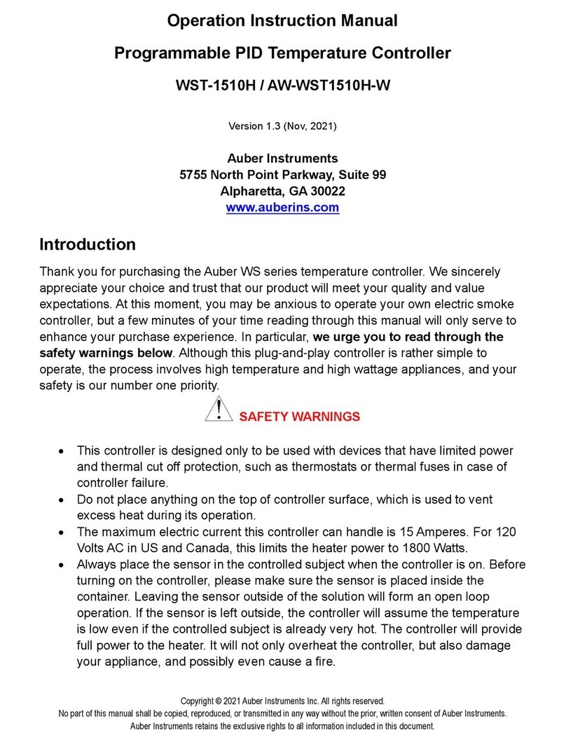 Auber Instruments WST-1510H Administrator Guide