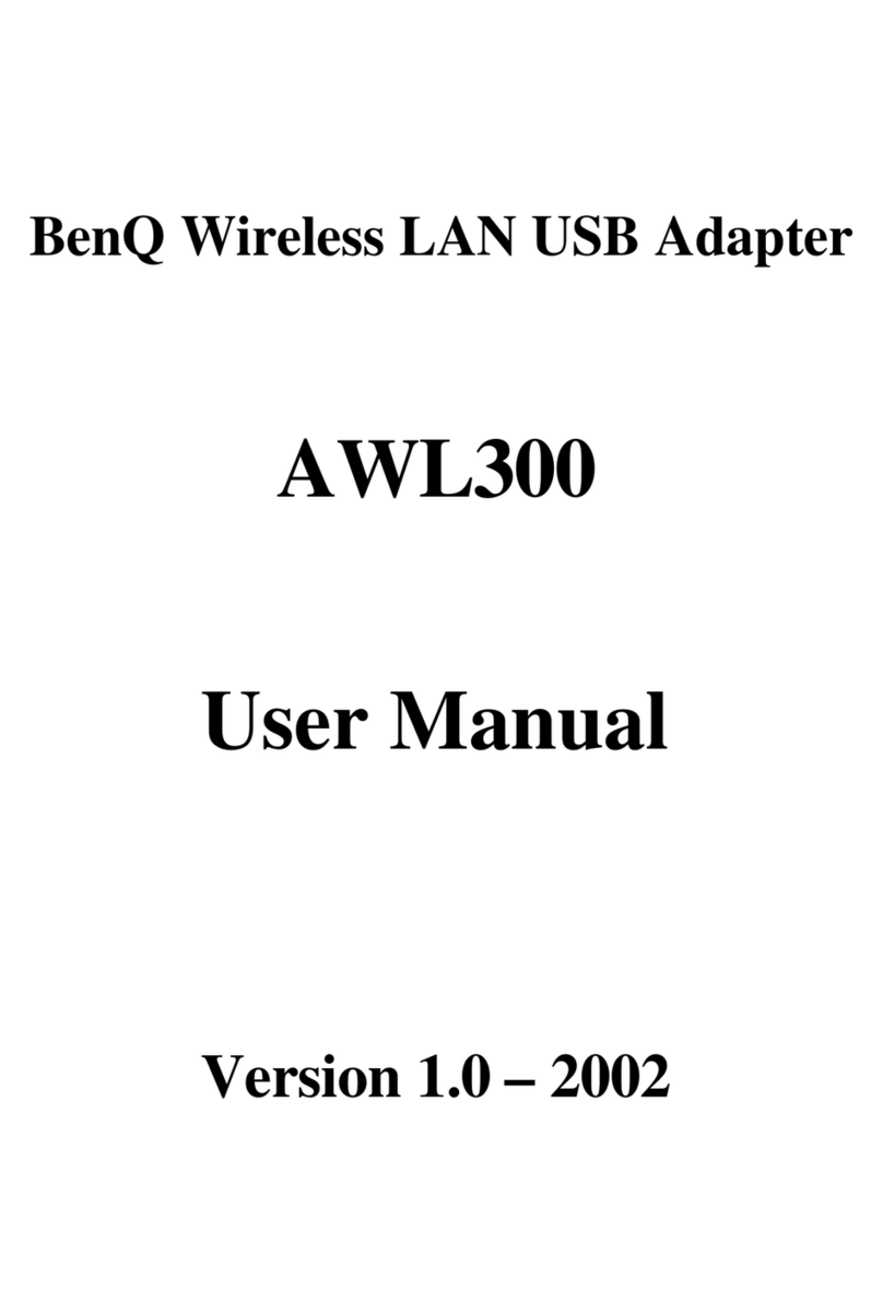 BenQ AWL300R User manual