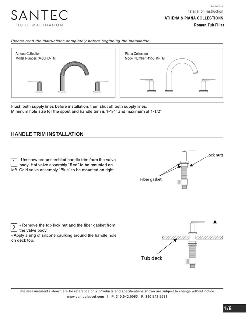 Santec ATHENA 3450HO-TM Installation instruction