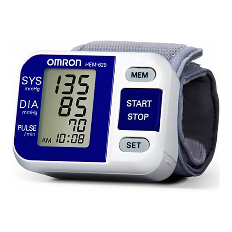 Omron IntelliSense HEM-629CAN User manual Omron IntelliSense HEM-629CAN User manual