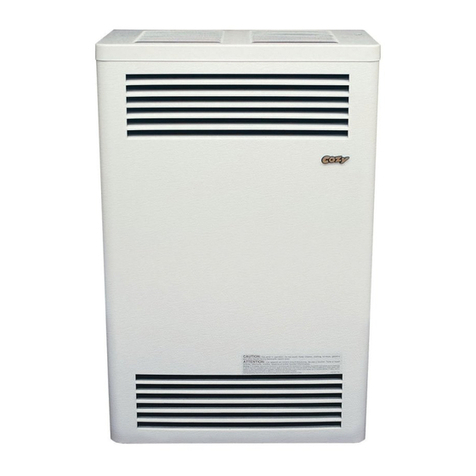 COZY CDV155C Installation and operating instructions