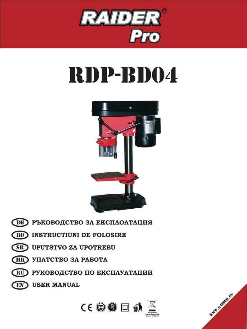 Raider RDP-BD04 User manual