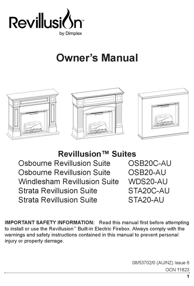 Dimplex Revillusion OSB20C-AU User manual Dimplex Revillusion OSB20C-AU User manual