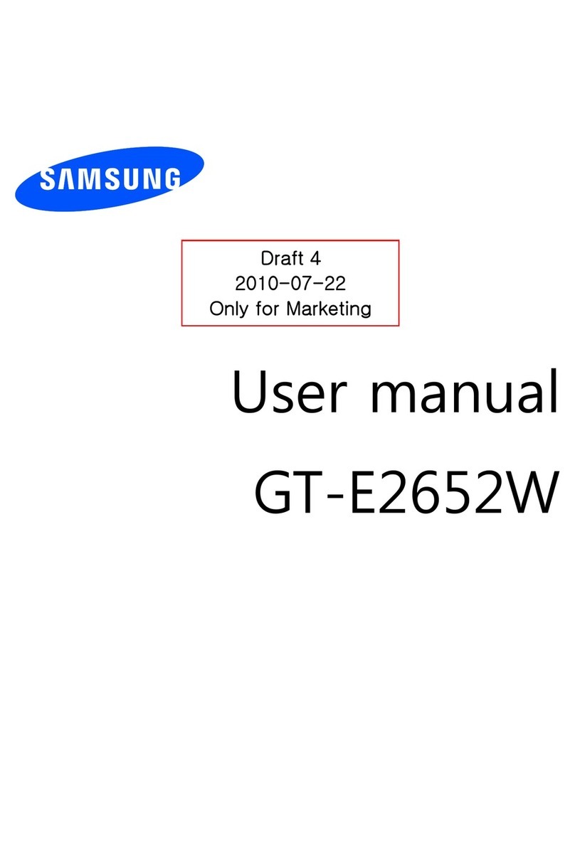 Samsung GT-E2652W User manual
