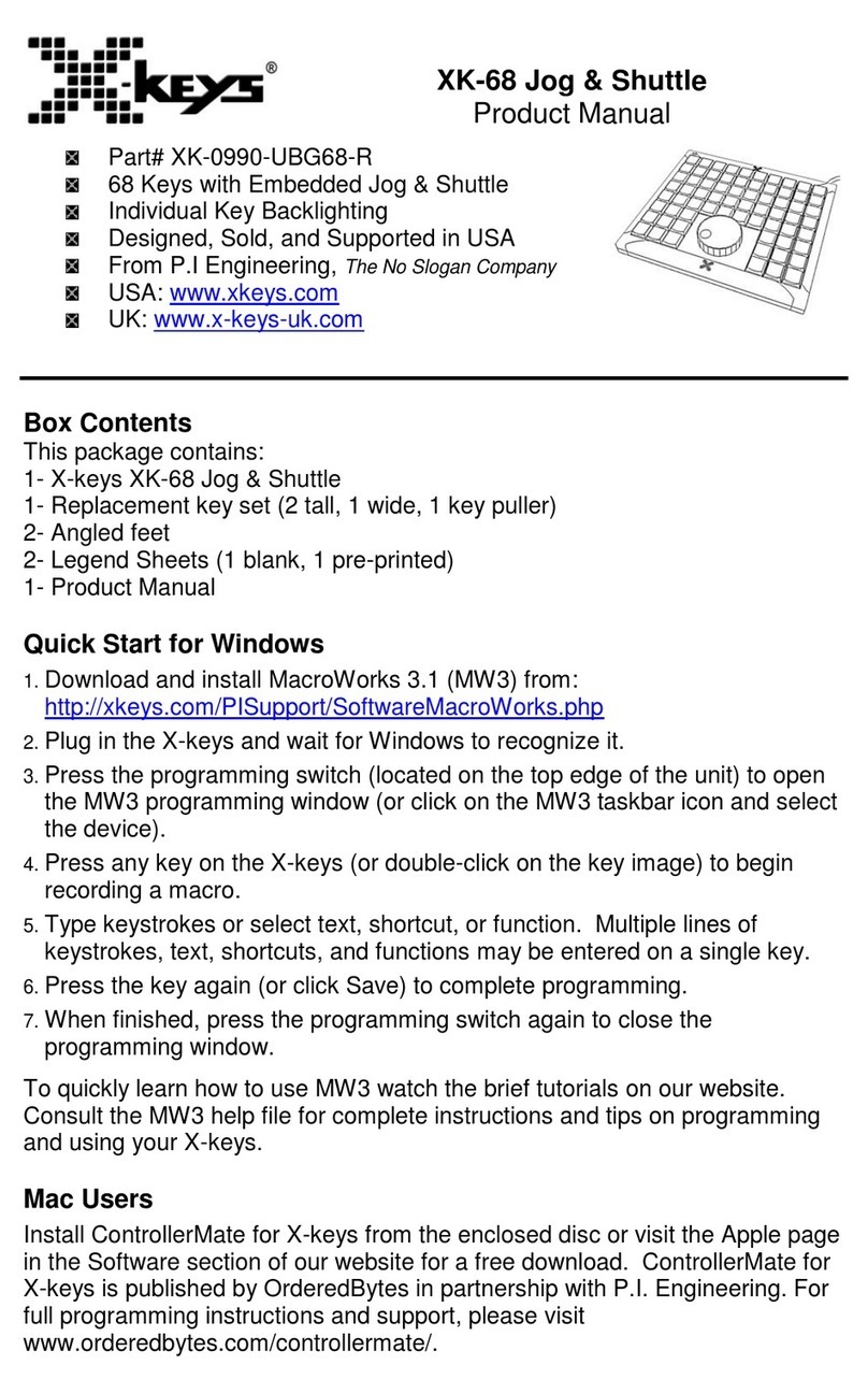 X-keys XK-68 User manual