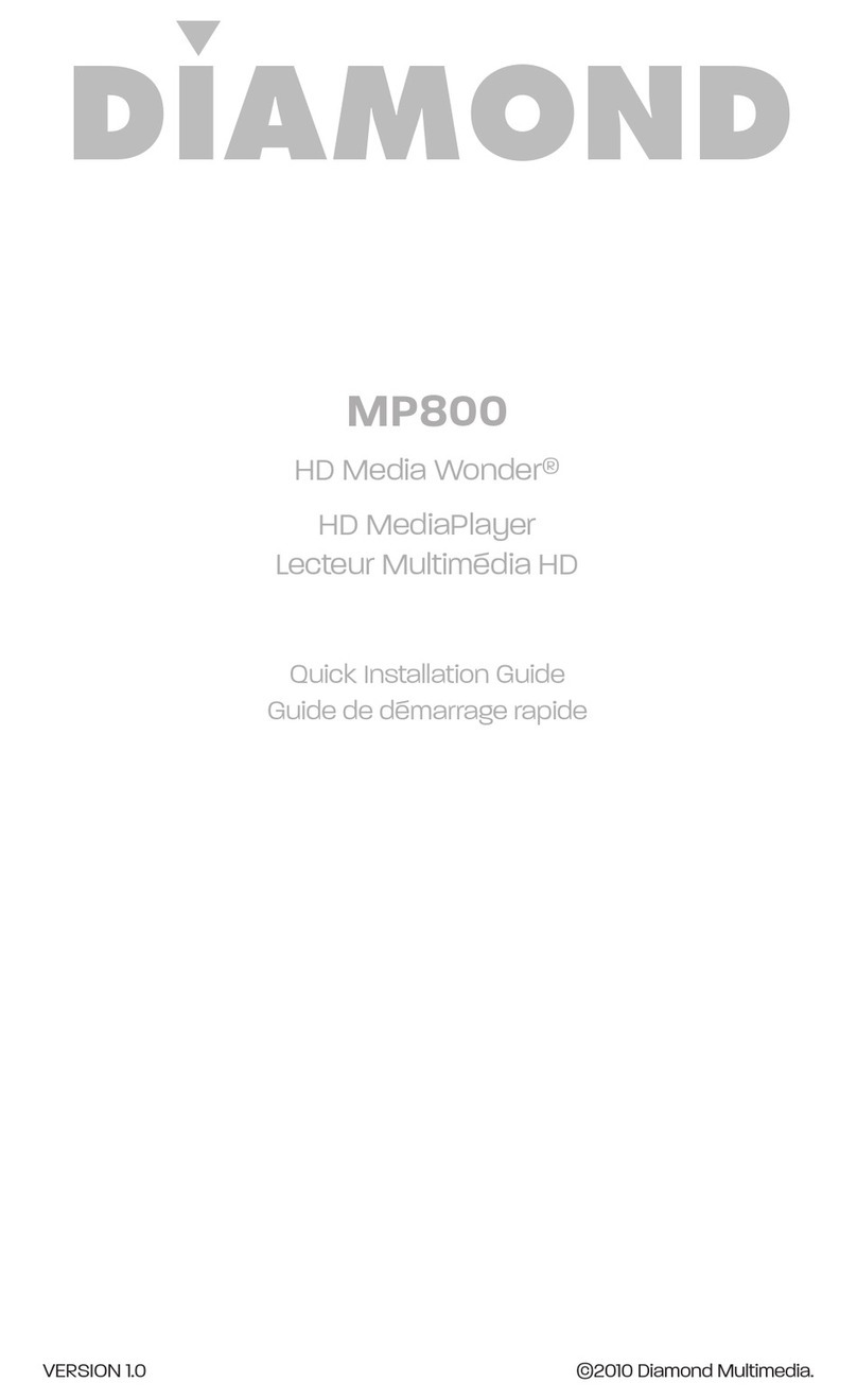 Diamond MP800 Quick installation guide