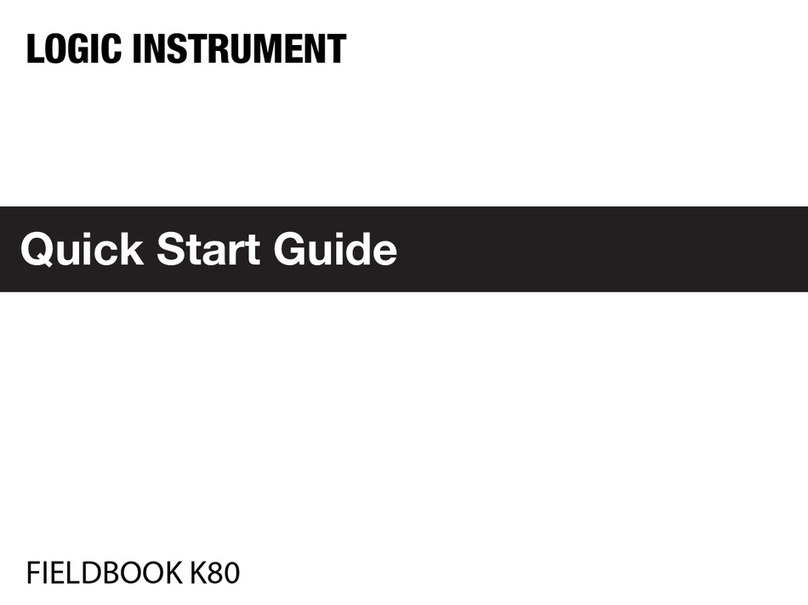 Logic Instrument Fieldbook K80 User manual Logic Instrument Fieldbook K80 User manual