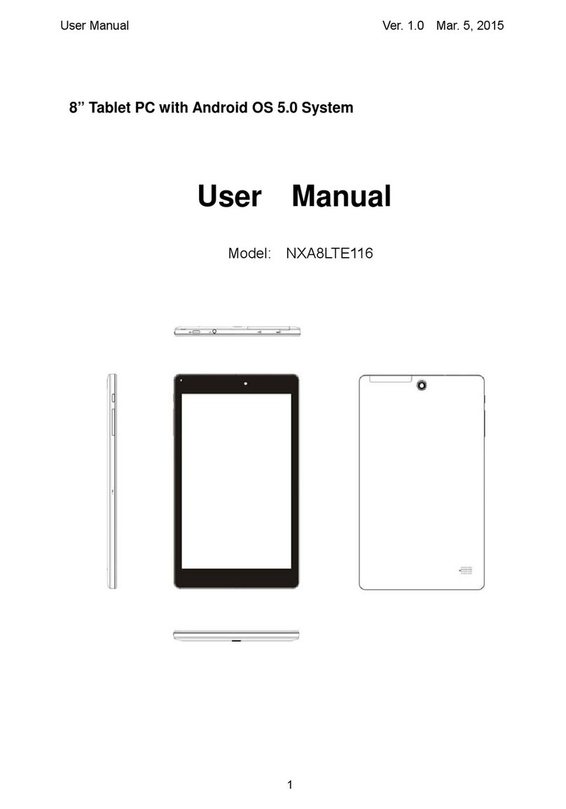 Nextbook NXA8LTE116 User manual Nextbook NXA8LTE116 User manual