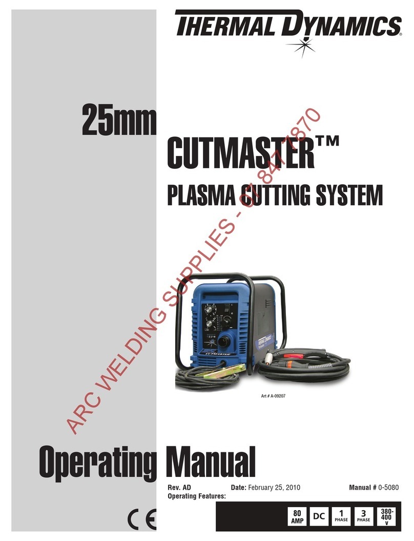 Thermal Dynamics CUTMASTER A-09207 operating manual