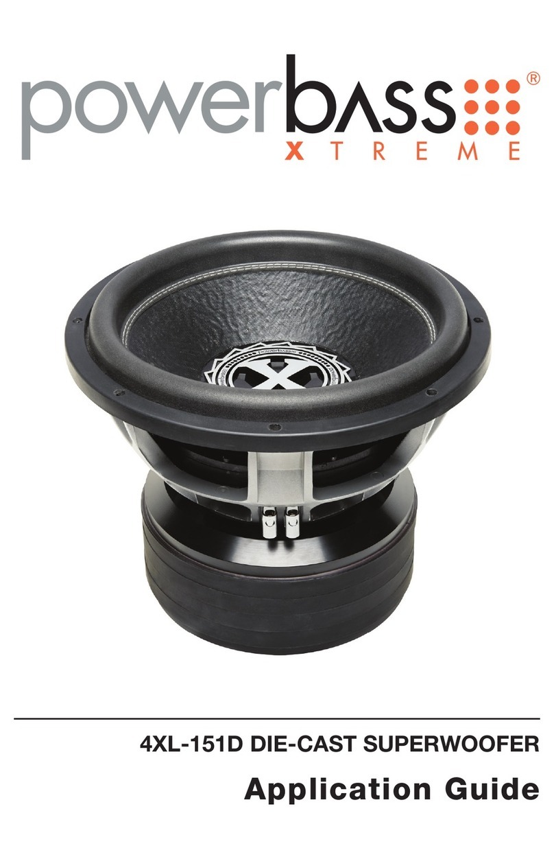 Power bass 4XL-151D Application guide