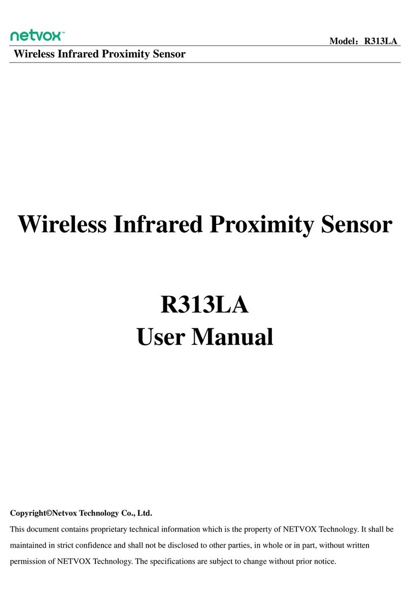 netvox R313LA user manual