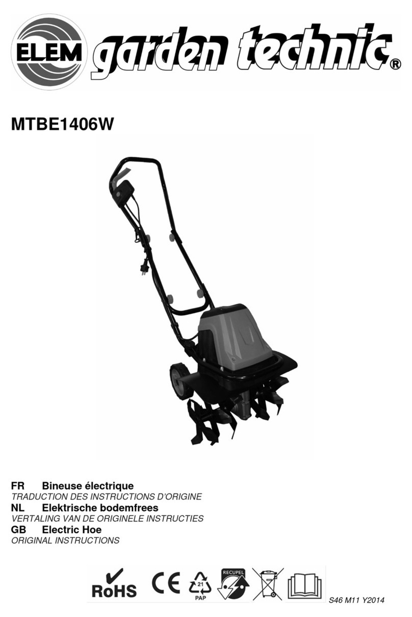 Elem Garden Technic MTBE1406W User manual