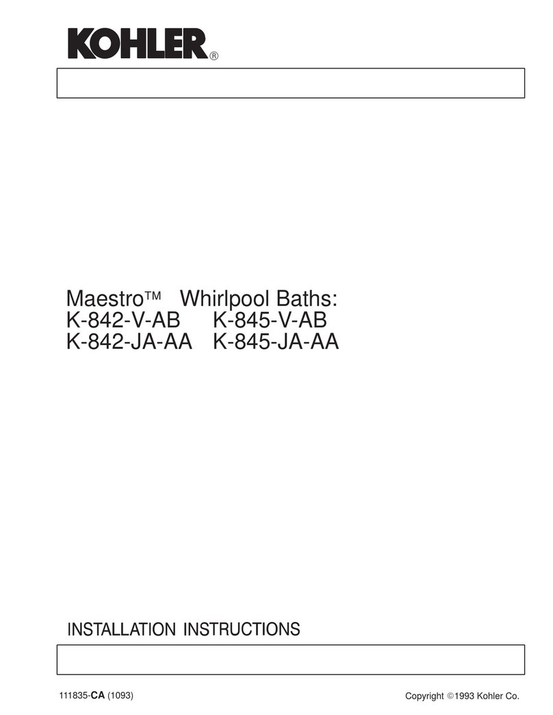Kohler Maestro K-842-V-AB User manual