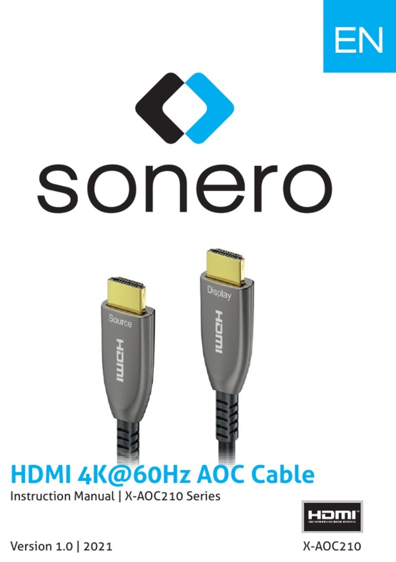 Sonero X-AOC210 Series instruction manual