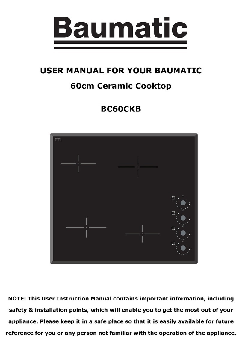 Baumatic BC60CKB User manual Baumatic BC60CKB User manual