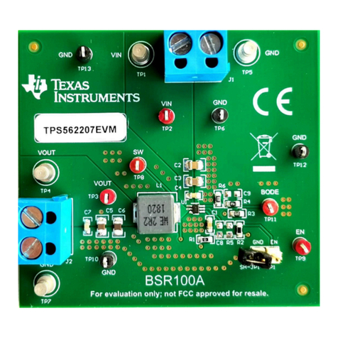 Texas Instruments TPS562207EVM 2-A User manual