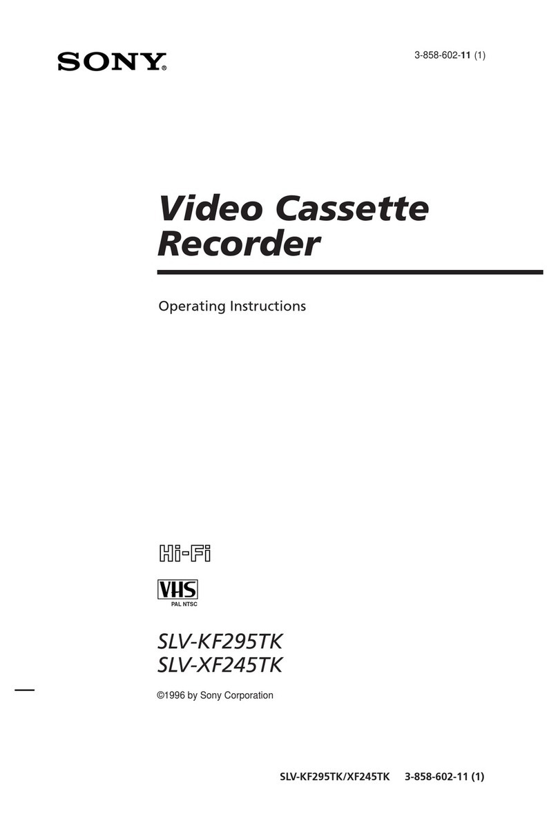 Sony SLV-KF295TK User manual
