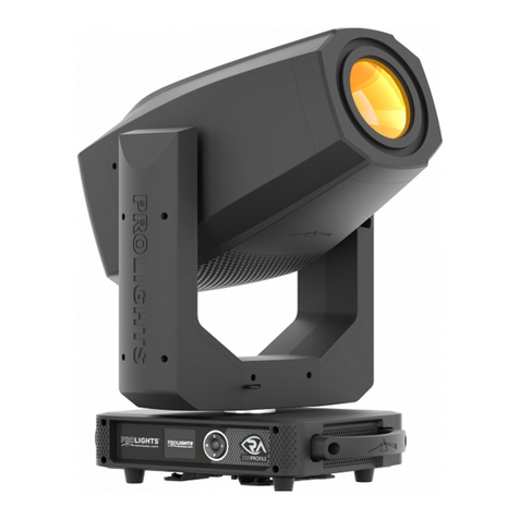 ProLights RA2000PROFILE User manual