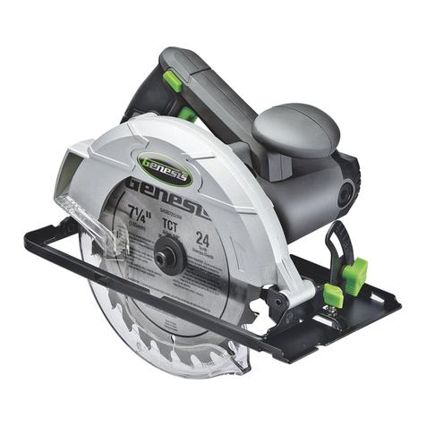 Genesis GCS120 Operator's manual