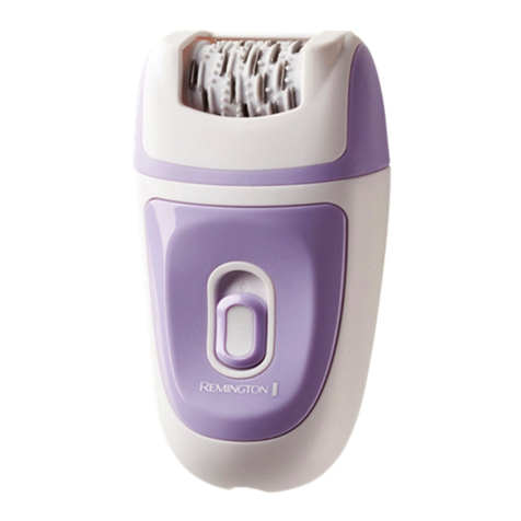 Remington SMOOTH & SILKY Effortless Glide Epilator Use & care manual Remington SMOOTH & SILKY Effortless Glide Epilator Use & care manual