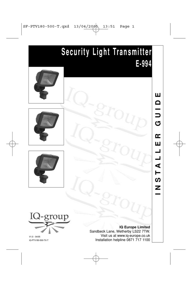 IQ-group E-994 Installer's guide