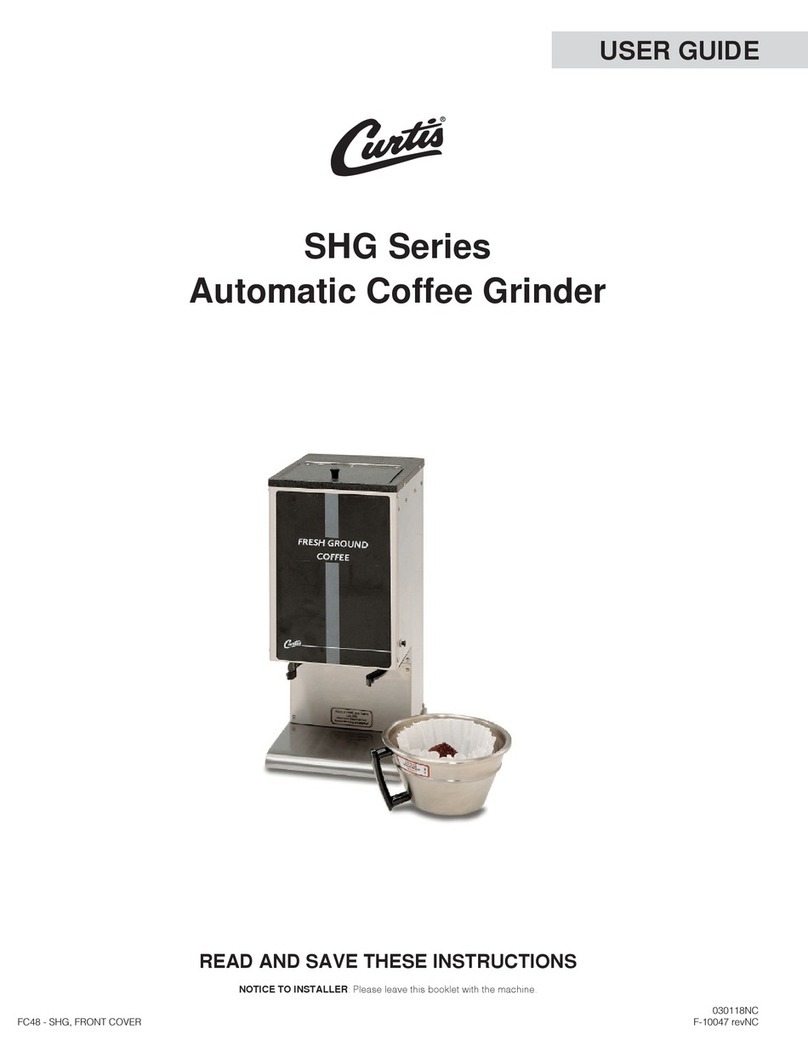Curtis SHG Series user guide