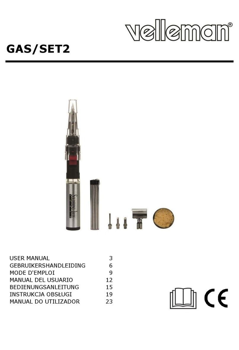 Velleman GAS/SET2 User manual