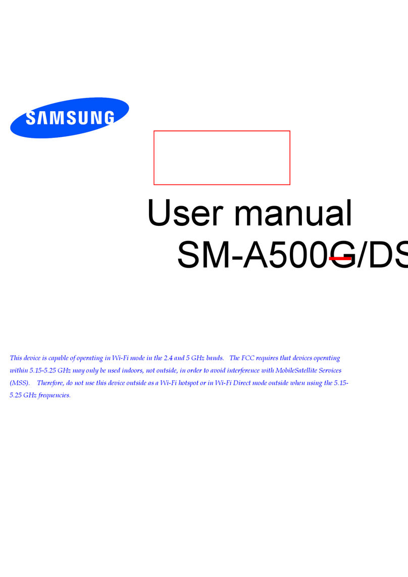 Samsung SM-A500G/DS User manual