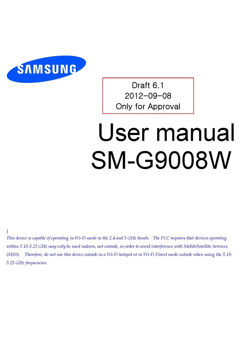 Samsung SM-G9008W User manual