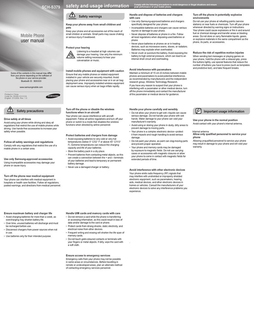 Samsung SCH-S379 User manual