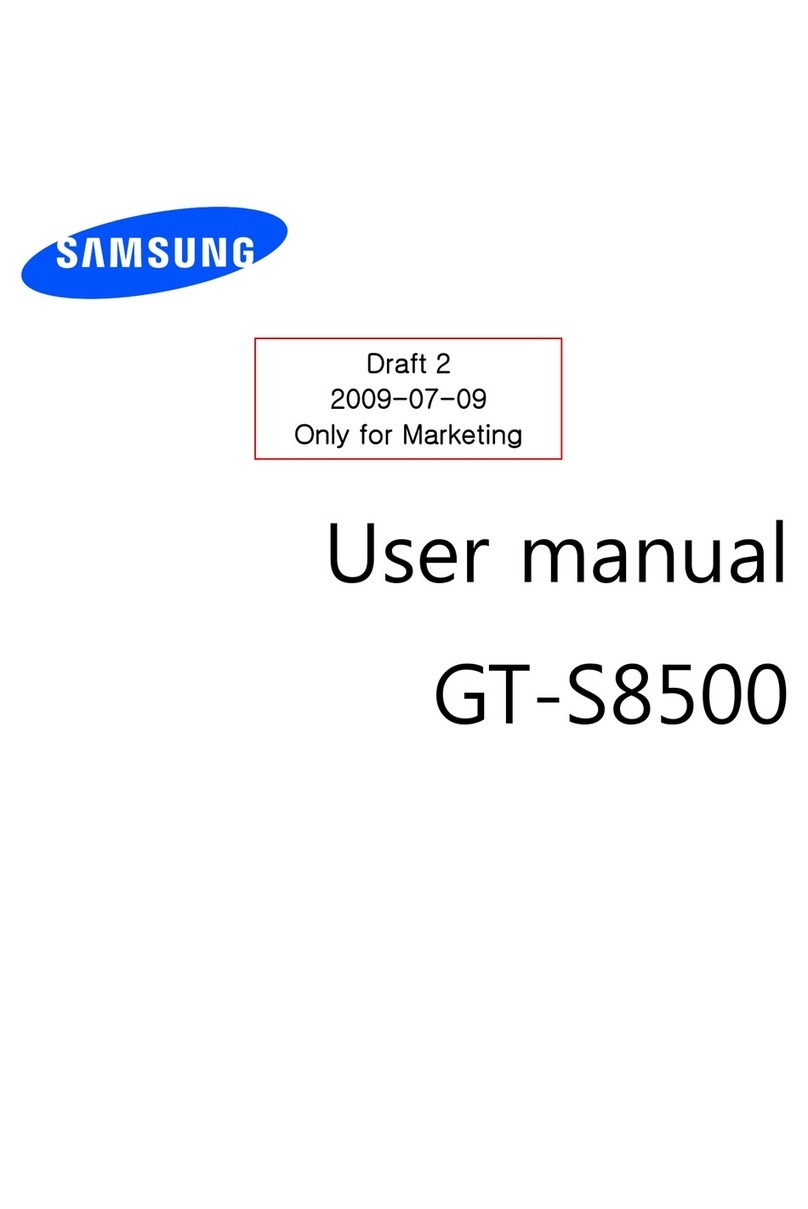 Samsung Wave GT-S8500 User manual