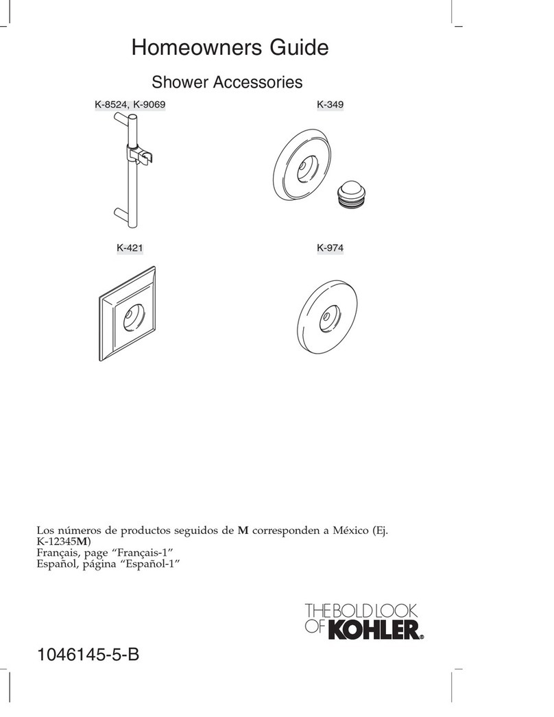 Kohler K-9069 Assembly instructions