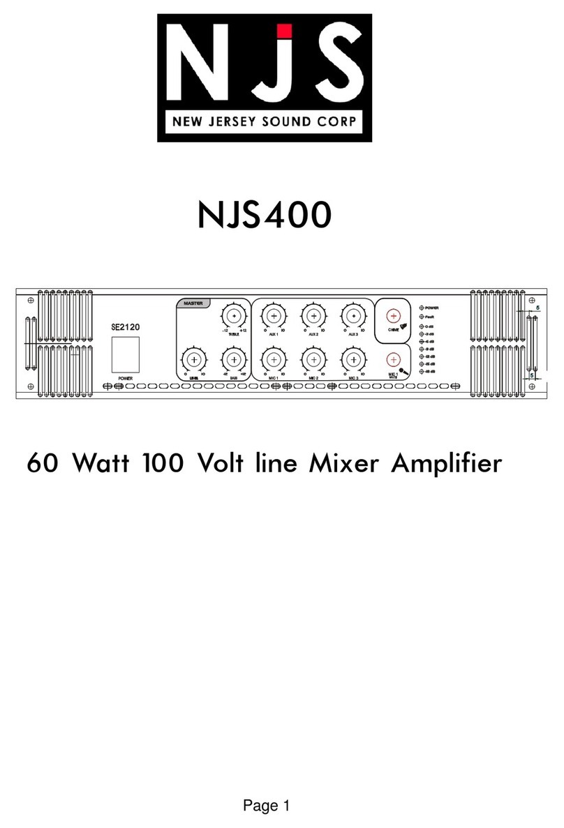NJS NJS400 User manual