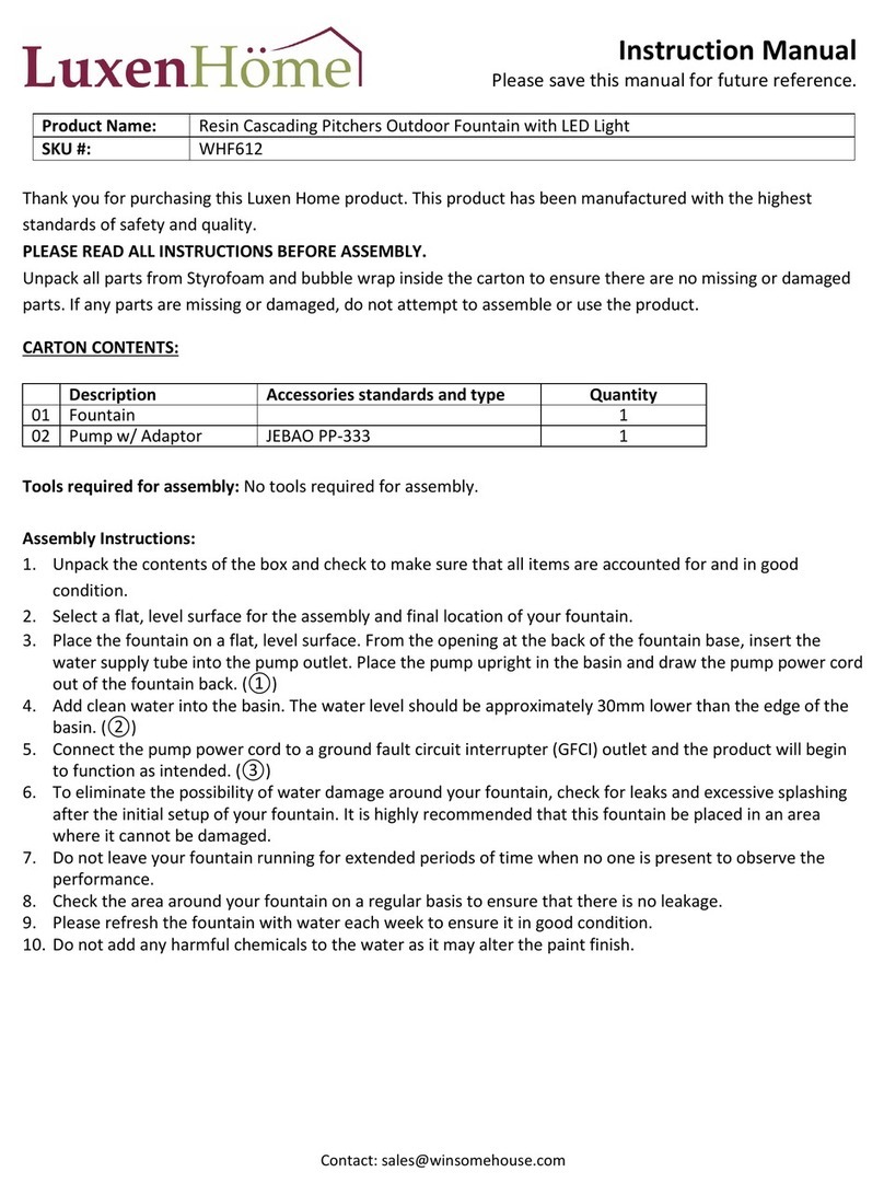 LuxenHome WHF612 instruction manual