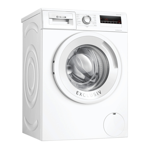 Bosch WAN2823PSN User manual and installation instructions
