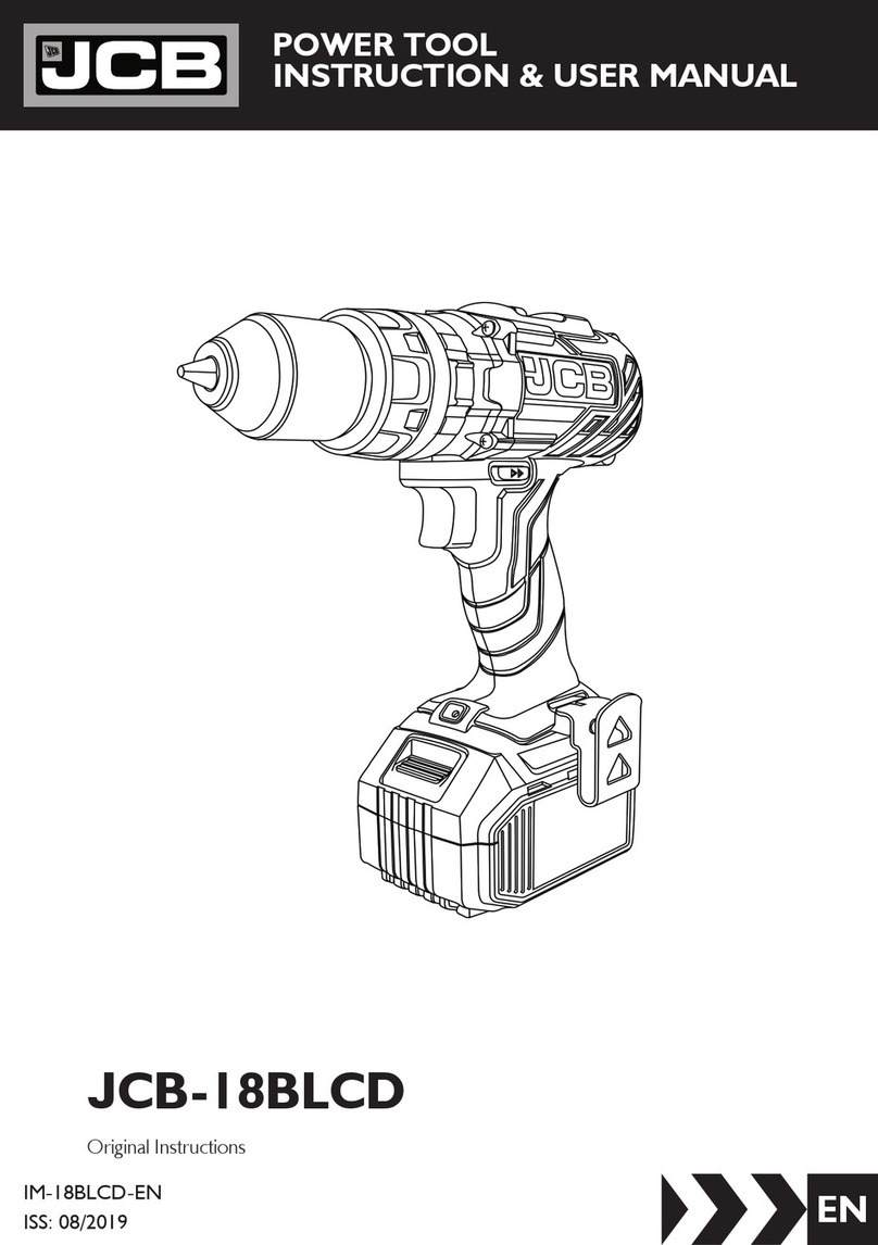 jcb JCB-18BLCD Instructions & user's manual