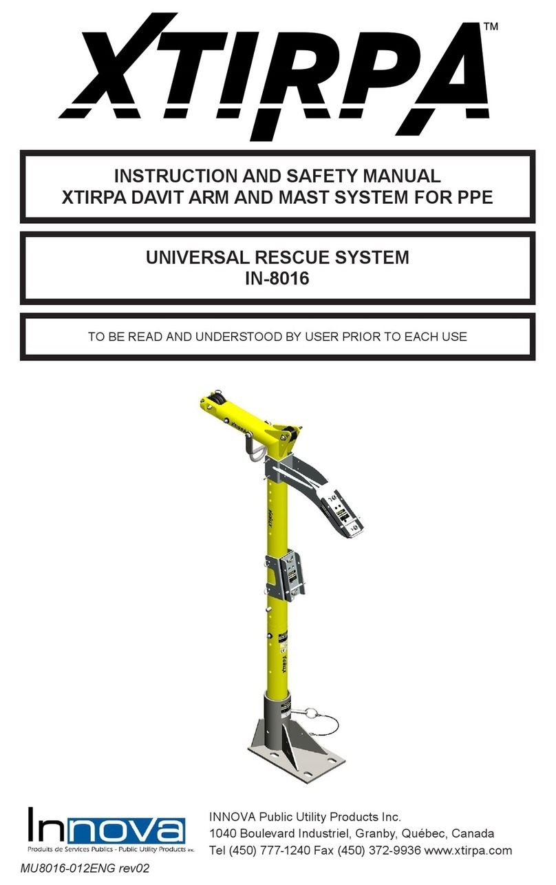 Innova XTIRPA IN-8016 Instruction and safety manual